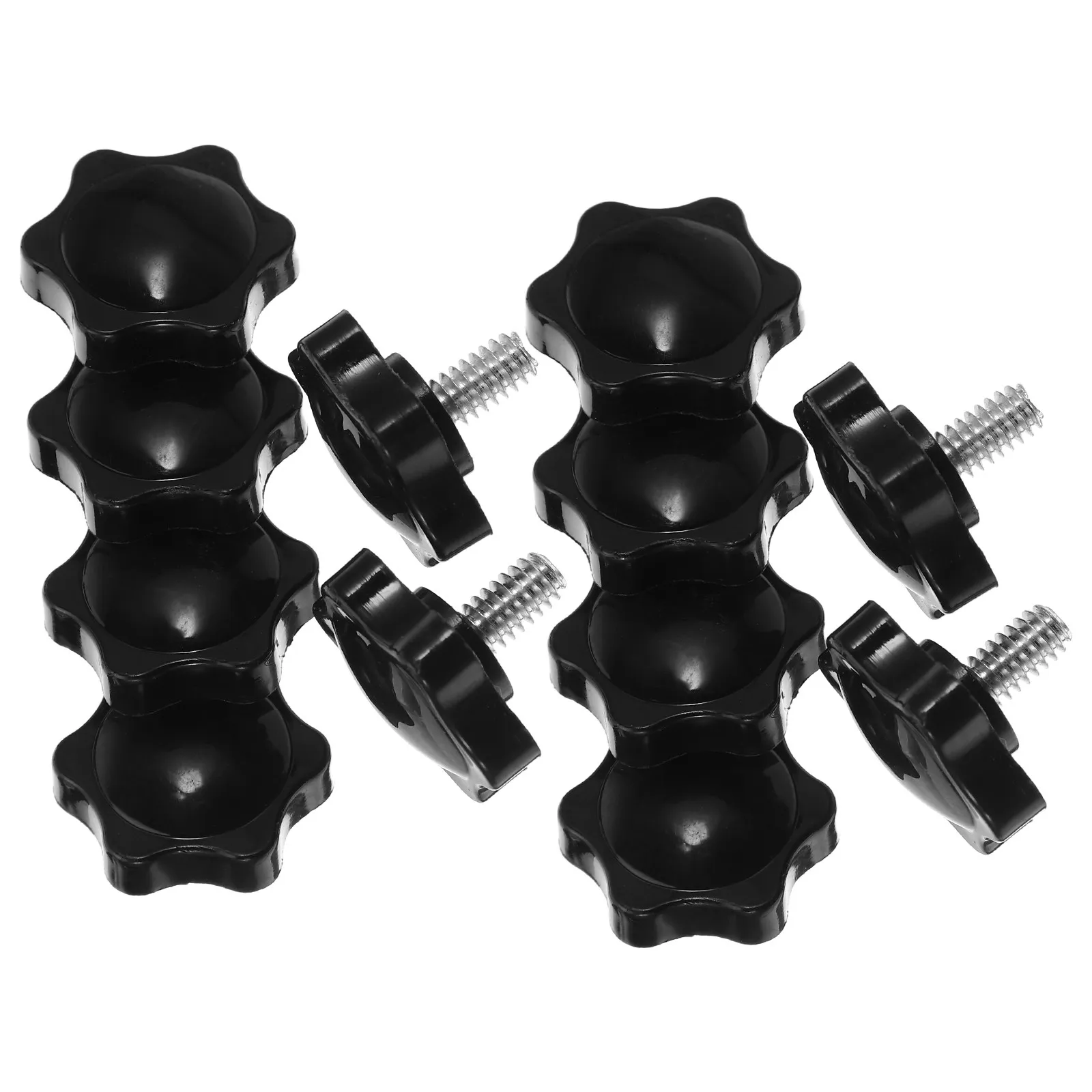 20Pcs Hexagonal Star Knobs Plastic Handle Screw Ergonomic Grip for Industrial Machinery Home Repair Outdoor Assembly Clamping
