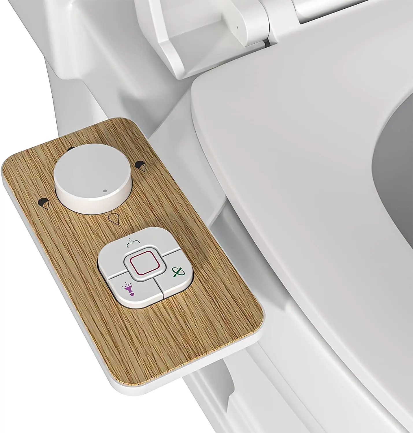 Aksesori kursi Toilet Aksesori kursi Toilet tempat duduk Toilet non-elektrik membersihkan sendiri Dual Nozzle Smart Toilet duduk sebelum dan