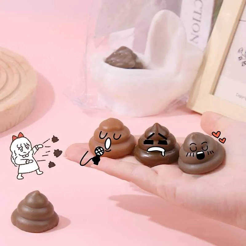 

Novelty Funny Simulation Oversized Toilet Poop Slow Rebound Toys Kids Adult Stress Relief Toys Creative Funny Prank Toys Gifts