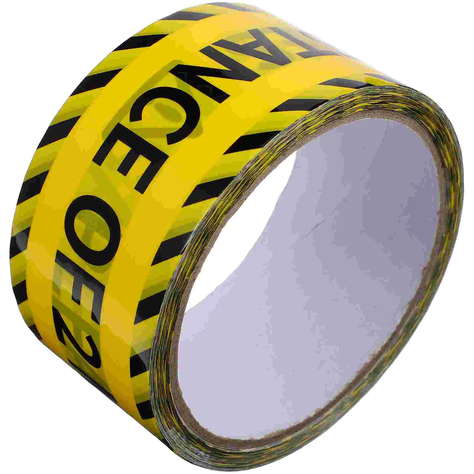 Adhesive Tape Warning Safety Caution Emblems Black Letter Bopp Anti-slip Sticker Sign