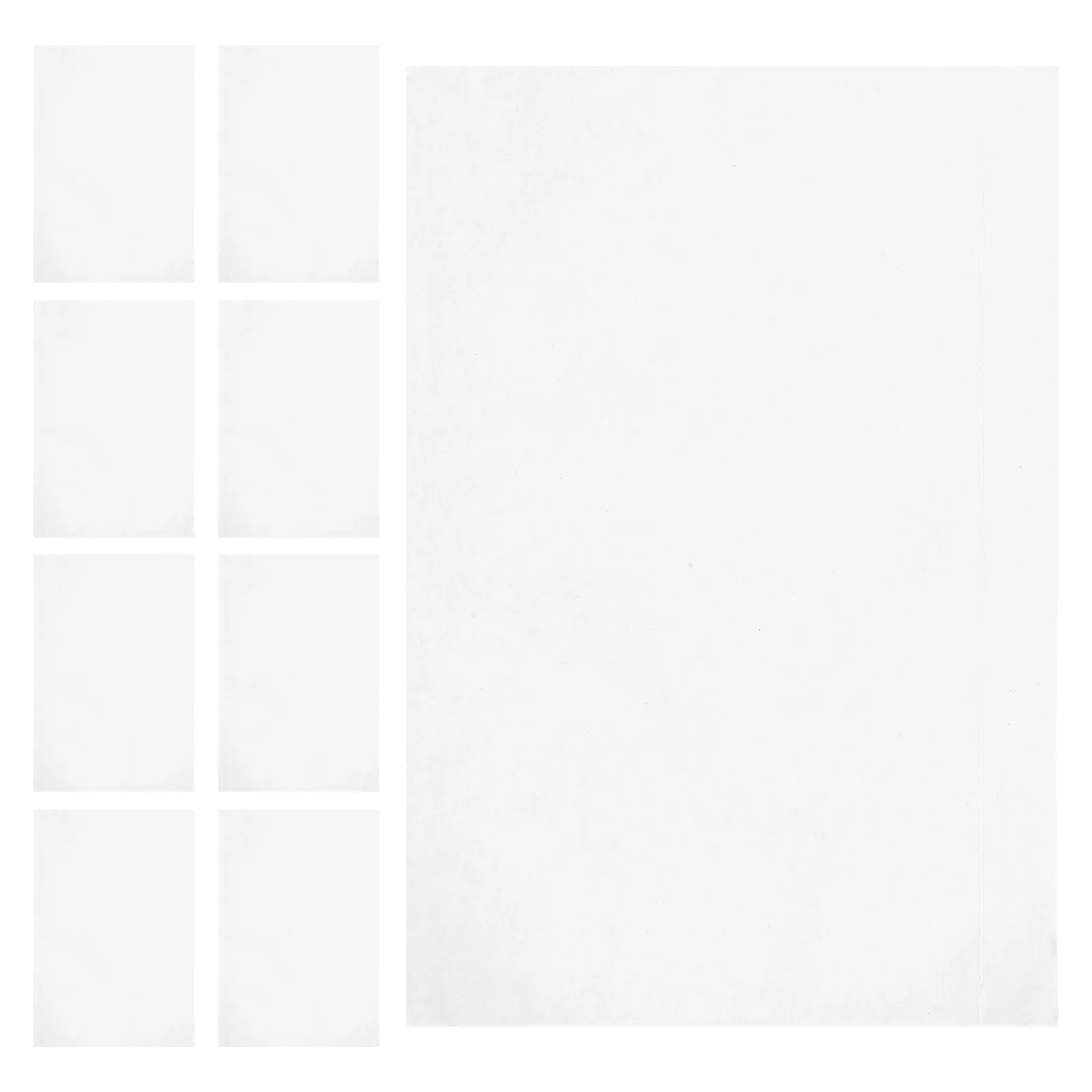 

100 PCS Documents List Bag Clear Packing Envelopes Packaging Cellophane Treat Bags