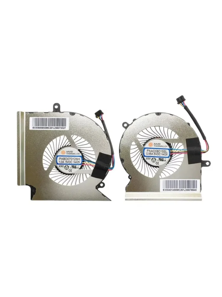 Ventilateur de refroidissement CPU GPU pour ordinateur portable MSI GL65 GE65 GP65 WE65 Raider PABD07012SH 1.0A 5VDC N425 PAAD06015SL 0.55A 5VDC N426