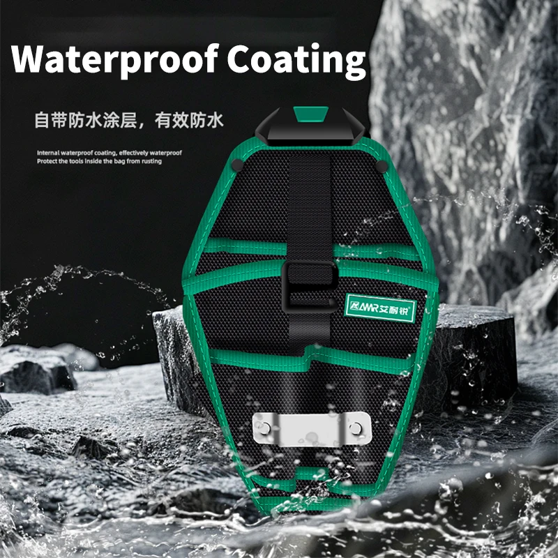 Left Hand Lithium Drill Waist Bag Tool Pack Waterproof Oxford Fabric Portable Waist Bag for Tools Accessories Storage Bag