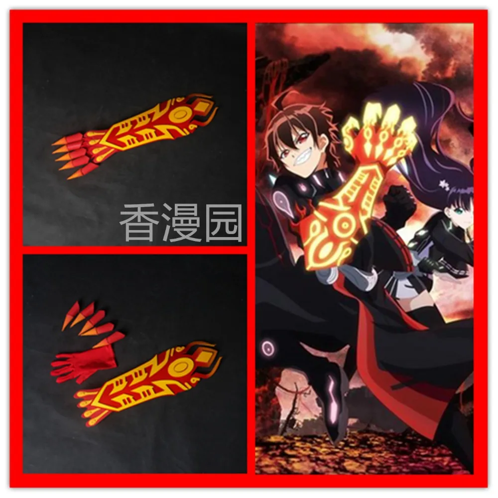 Rokuro Enmado Cosplay Prop Arm Gauntlet for Anime Expo Performance Halloween Dress Up Event