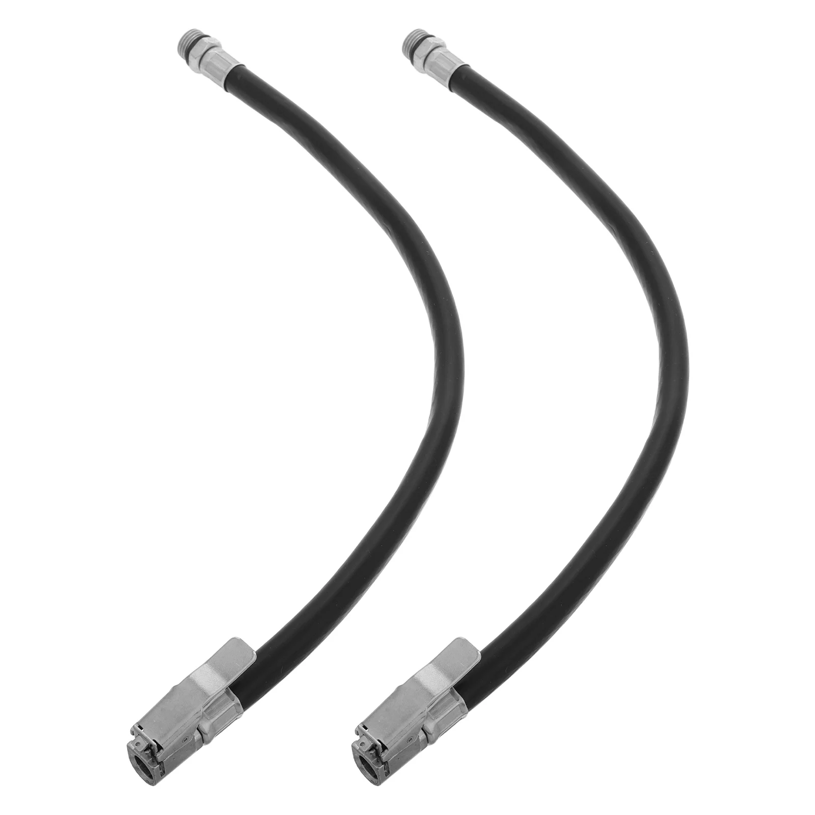 

2Pcs High Efficiency Tire Inflator Hose Air Pressure Gauge for Cars Bikes Reliable Portable Inflation Tool