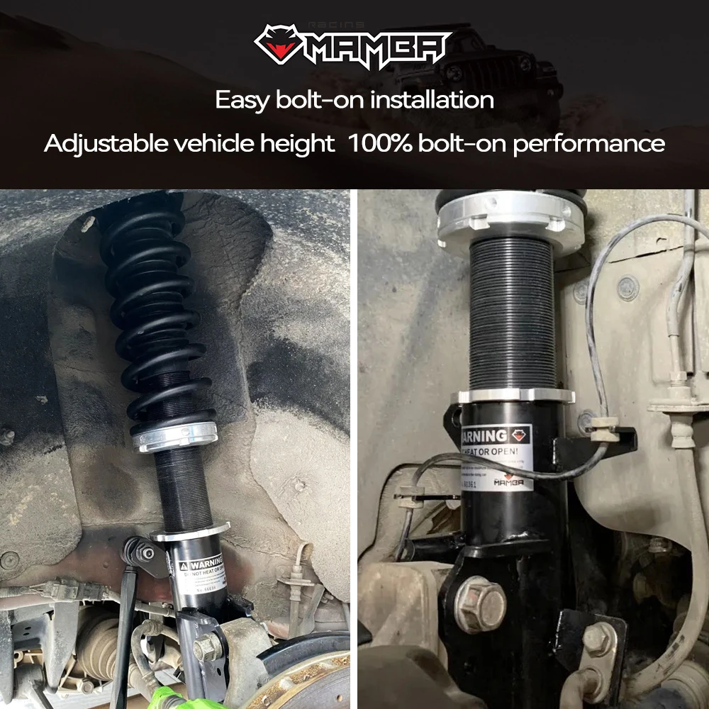For BYD Leopard 7 Suspension Lift Kit Comfortable Shocks Absorber Offroad Performance 1.5 Inches Lift Coilover Springs