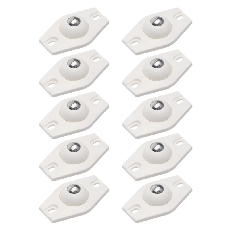 Set of 10 Stickable Casters Self Rollers Furniture Roll for Smooth Rolling Drop shipping