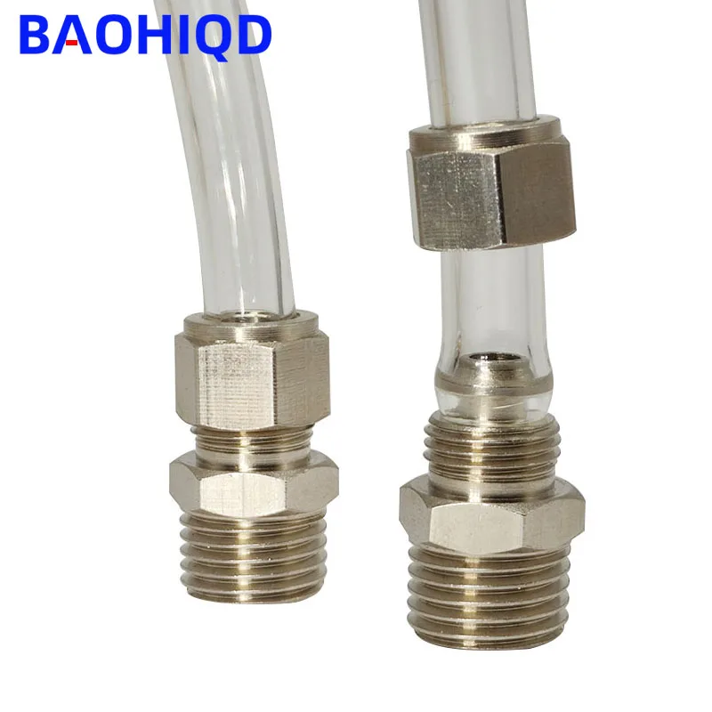 

Pneumatic Hose Connector OD PC 4 6 8 10 12 16mm To M5 1/8" 1/4" 3/8" 1/2" BSP Male Quick Thread Coupler Tube Air Pipe Fitting