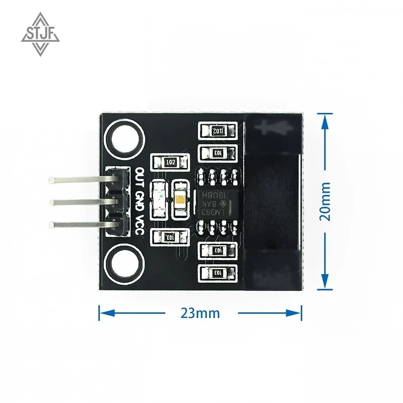 STJF Beam photoelectric sensor Electric counter module LM393 motor count speed sensor module test module groove coupler module