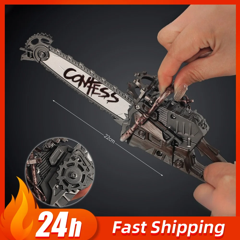 22cm delta force jogo periférico lobo vermelho: serra armas de metal modelo figura brinquedo faca cosplay adereços desktop ornamento menino brinquedo presente