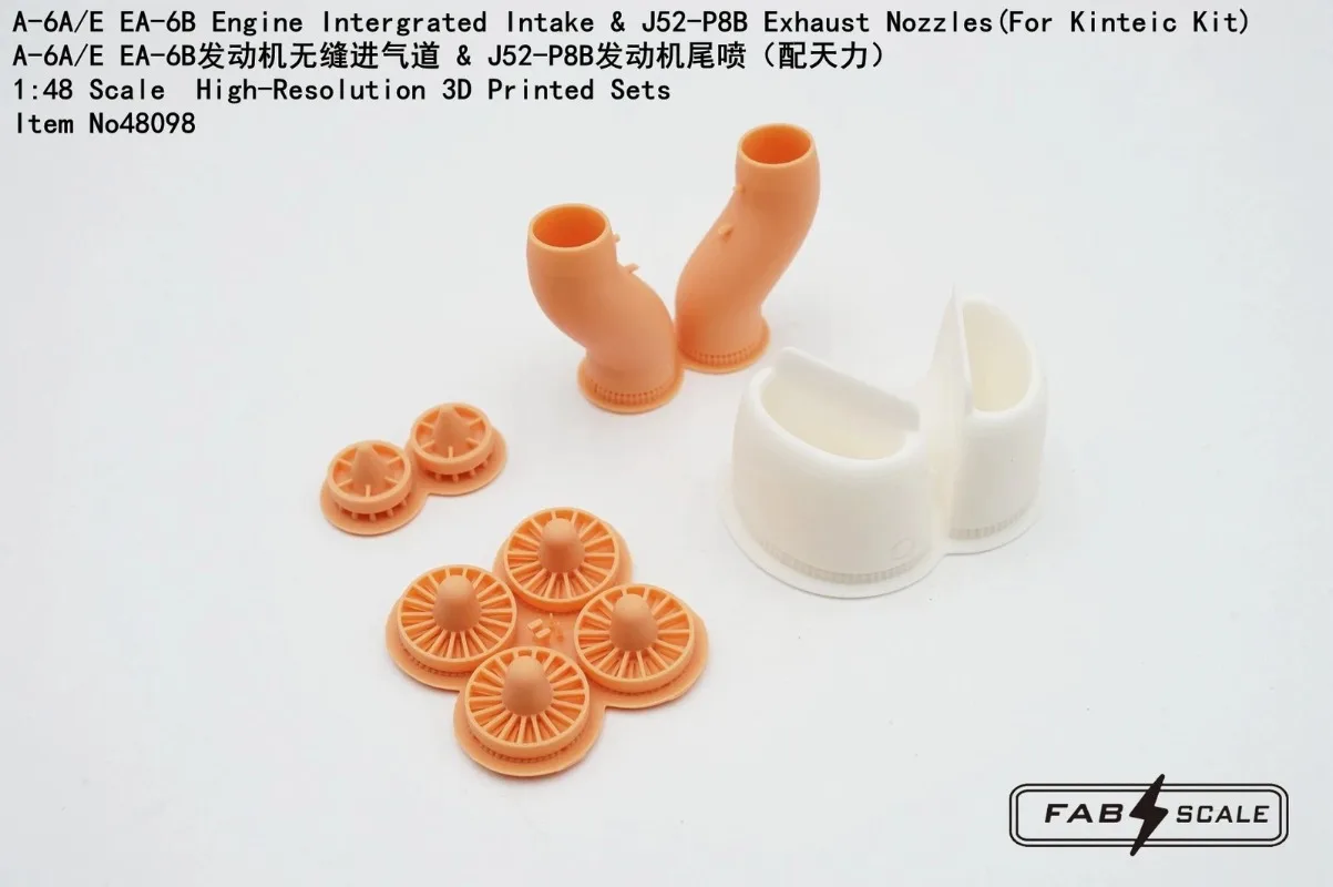 FAB FA48098 1/48 A-6AE EA-6B 3D Printed Set For Kinetic