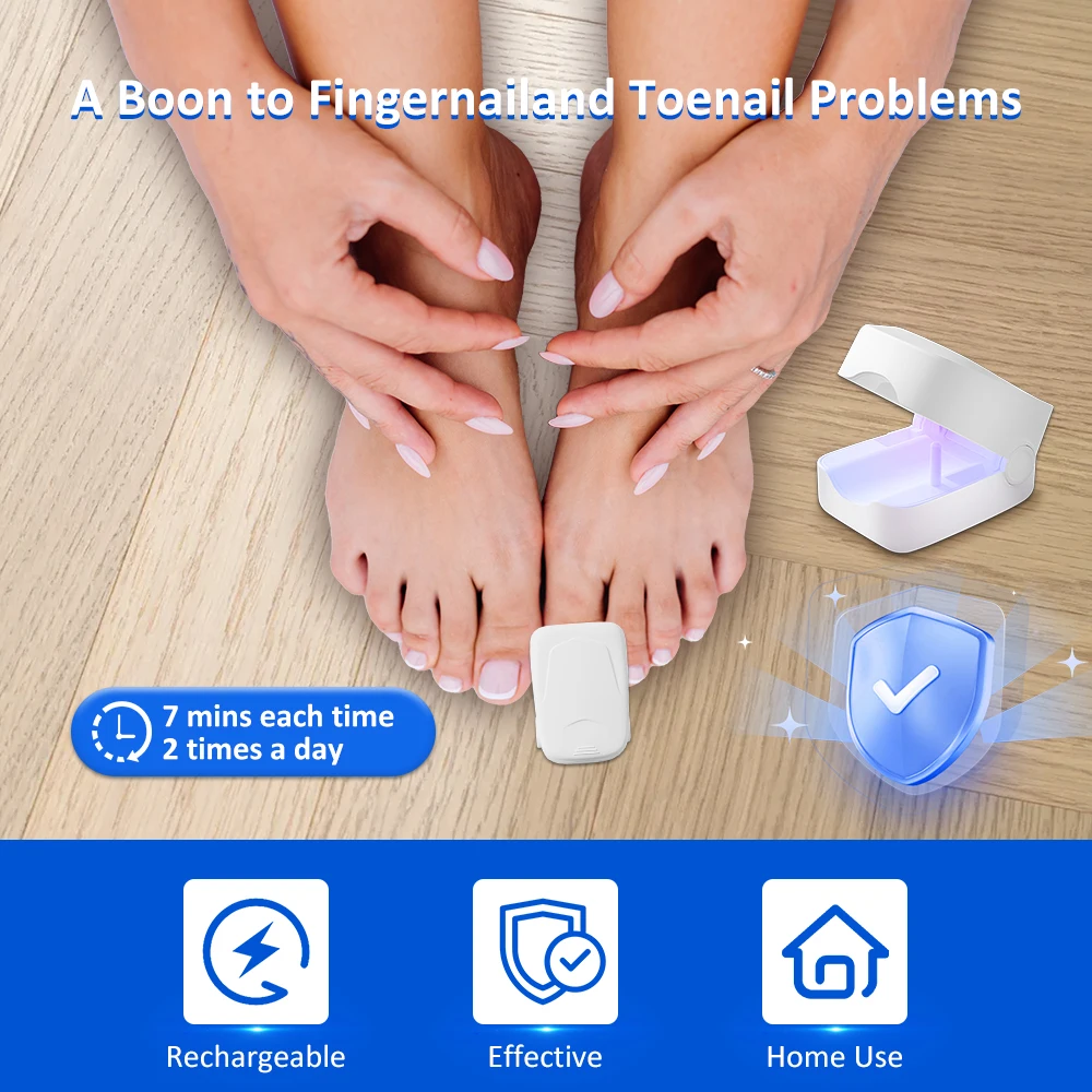 Digital Nail Fungus Laser Therapy Device  Fungal Nail Treatment for Foot Fingernails Onychomycosis Ingrown Toenails Cure Tools