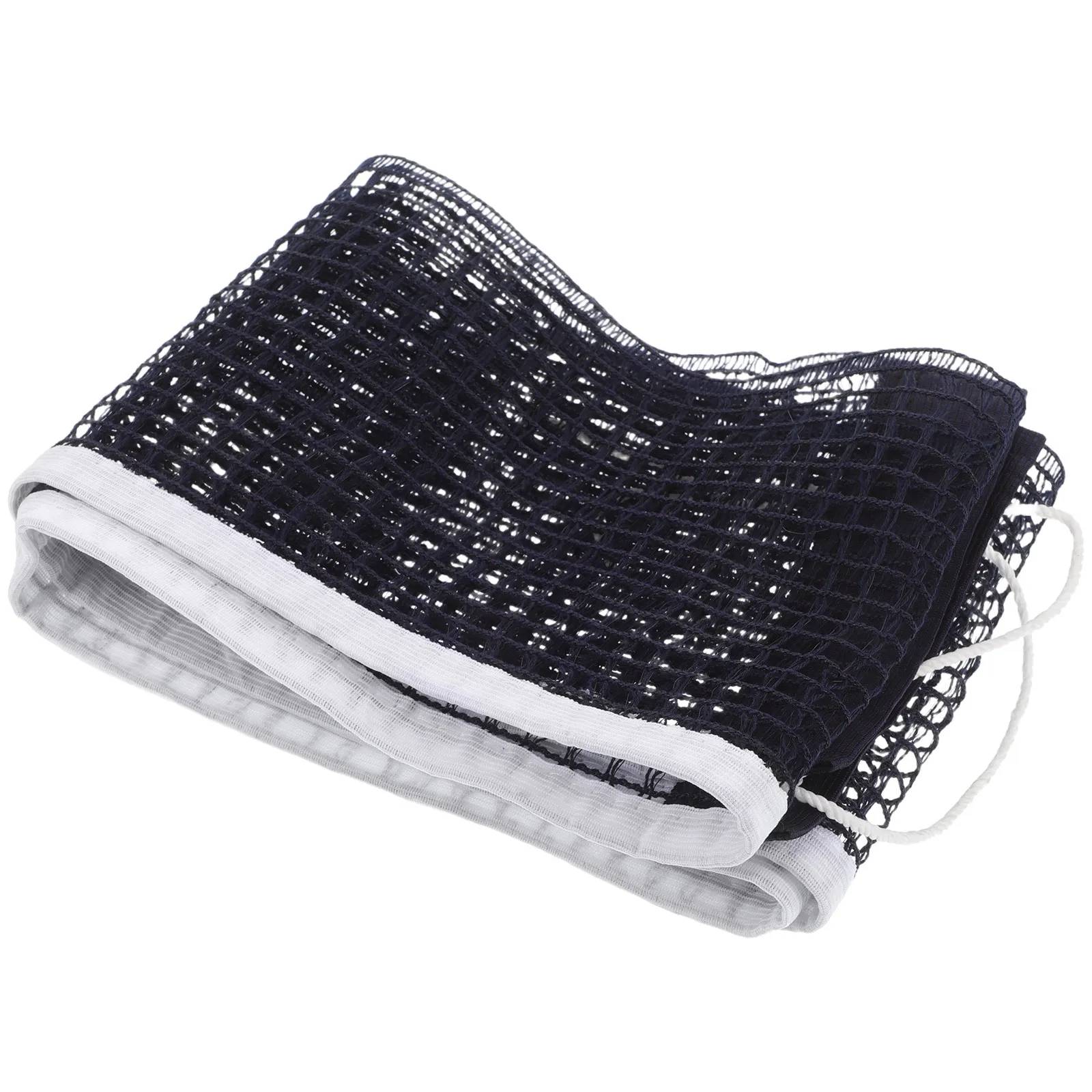 

Портативная сетка для настольного тенниса, легкий материал из полиэстера и хлопка, простая установка, плотное плетение для стабильного отскока, подходит для использования в помещении.