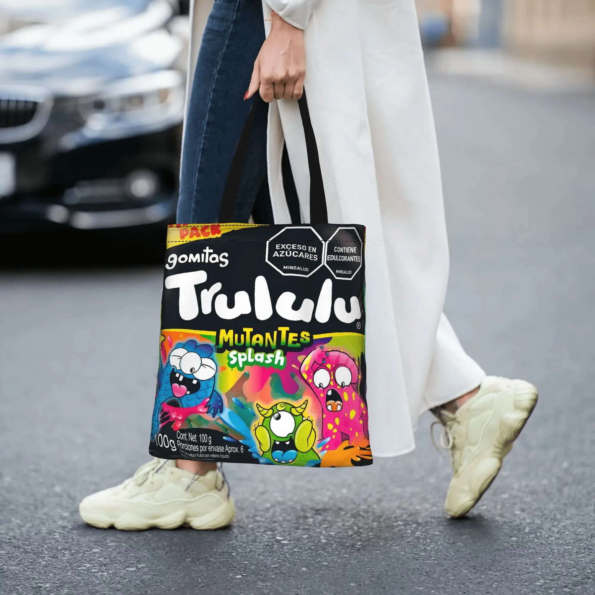 

Trululu 7 Canvas Tote Bag Perfect for Travel Women's Top-Handle Bags