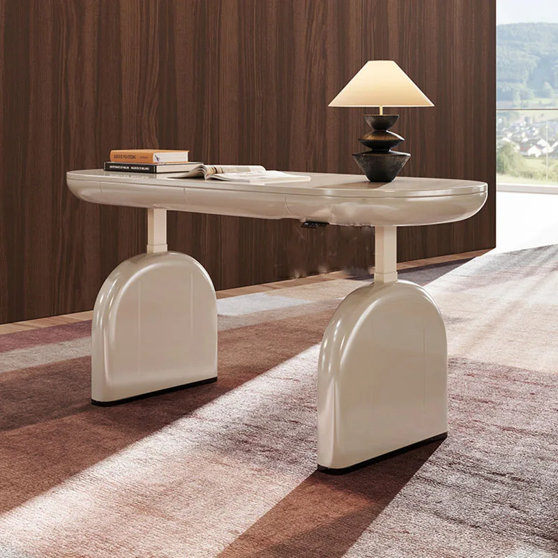 Design Storage Office Desk White Drawer Crafts Study Standing Office Desk Space Saving Nordic Mesa Ordenador Unique Furniture