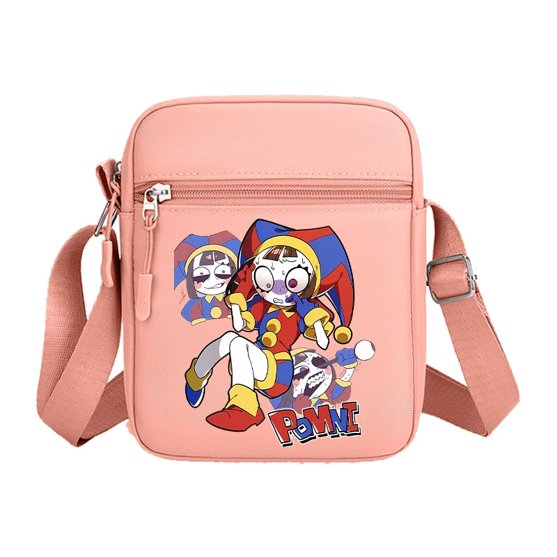 Cute Amazing Digital Circused Shoulder Bag Simple Casual Mini Crossbody Bags Oxford Side Sling Chest Pouch Birthday Gifts Pocket - view 3