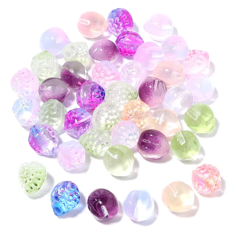 30pcs/lots Lampwork Fruits beads 13mm Accessories for neckalce Bracelet phone chain making DIY dropshipping