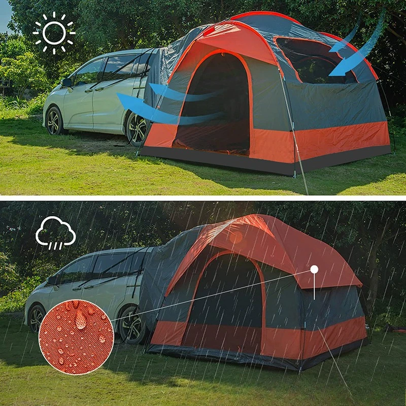 텐트 캐노피 야외 해변 캠핑 캠퍼 루프 트렁크 확장