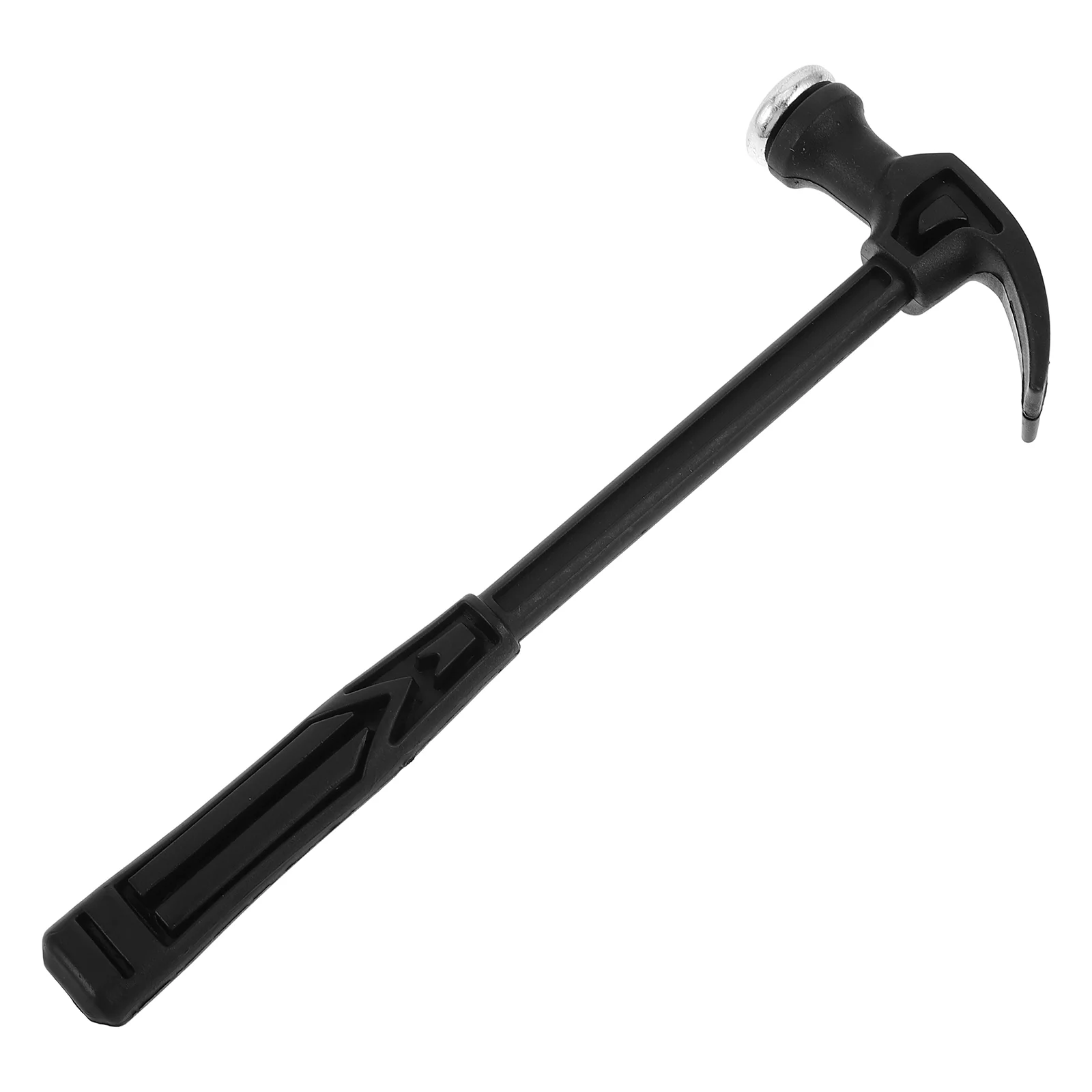 Plastic Handle Mini Claw Hammer Household Hammers Claw Woodworking Nail Puncher Metal Claw Hammer Emergency Tool (Black)