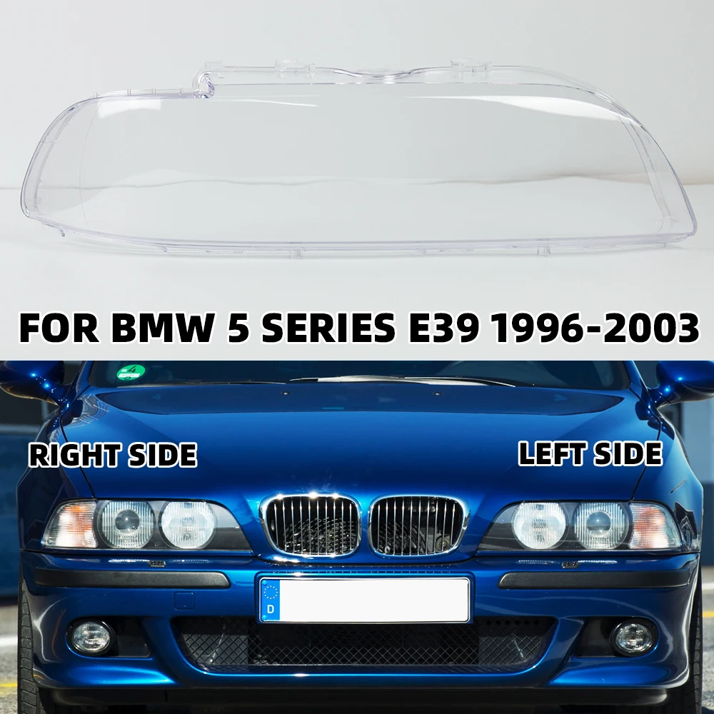 

Auto Lights Mask Lamp Caps For BMW E39 1996-2003 Auto Shell Headlamp Lampshade Shell Cover Transparent