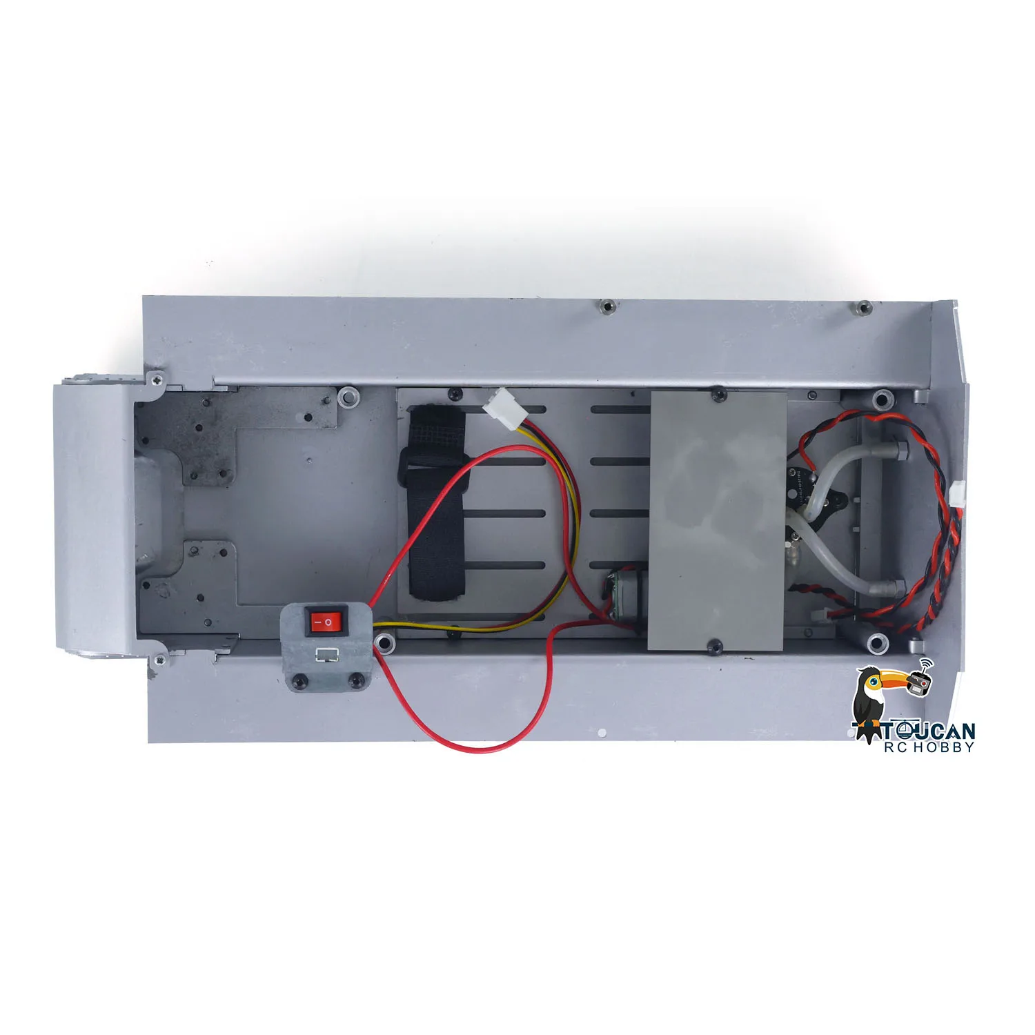 

Металлическое шасси с металлическим дымовым переключателем для Henglong 1/16 RC Tank 3898 США M4A3 Sherman Модель Военный бронеавтомобиль Игрушка для взрослых