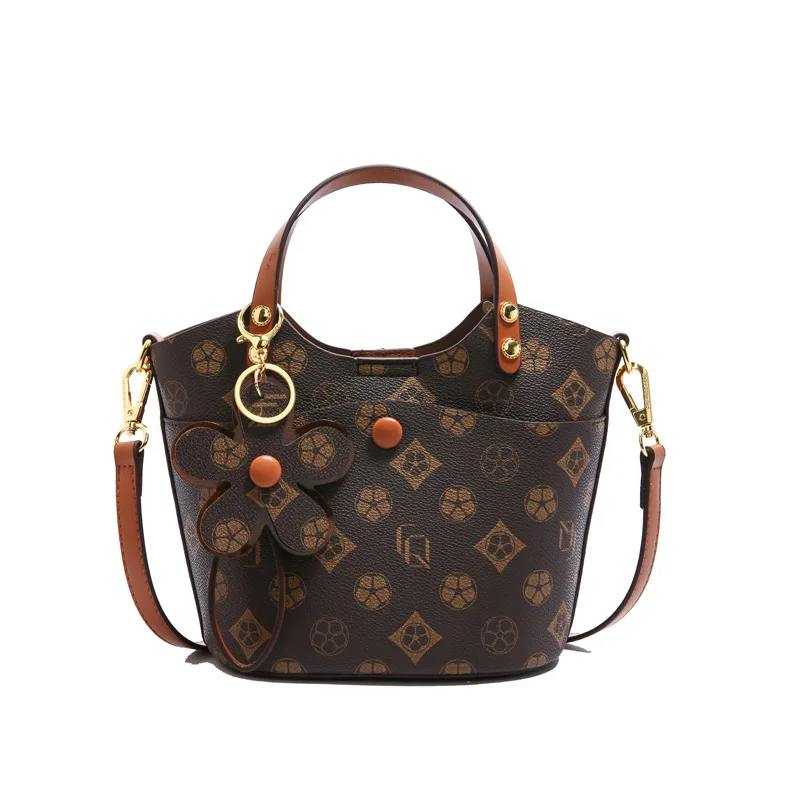 

2025 Luxe Bucket Bag, Vintage Top Handle Purse for Women, Spacious Crossbody Tote, Versatile Day-to-Night Bag, Textured Sling