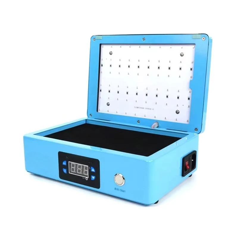 S-918B Mini 30W UV Curing Box for Mobile Phone LCD Touch Screen OCA Laminated Fast Curing No Wrinkles No Blistering
