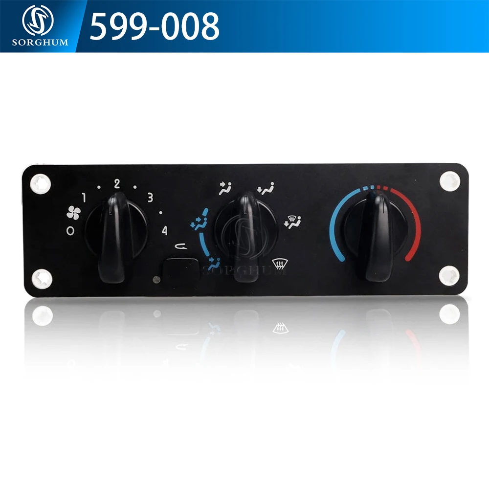 599-008 A/C Heater Climate Control Pannel For Freightliner M2 100 106 112 B2 108SD 114SD 2002 2003 2024 Air Condition Module