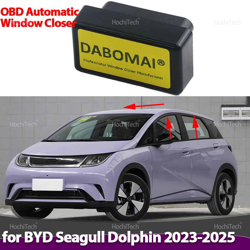 

For BYD Seagull Atto 1 Dolphin EA1 EM2E 2023 2024 2025 Car Window Closer Device Opening Closing Module System Acessories