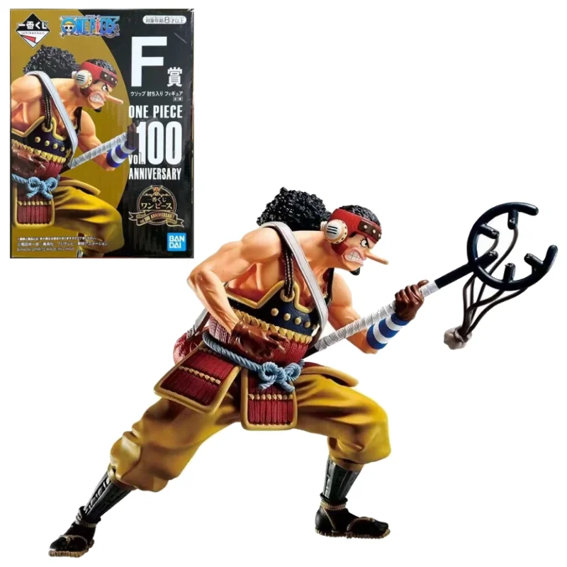 In Stock Bandai Original Banpresto One Piece Usopp F Prize Action Figures Anime Statues Model Dolls Kids Toys Festival Gifts AS - view 3
