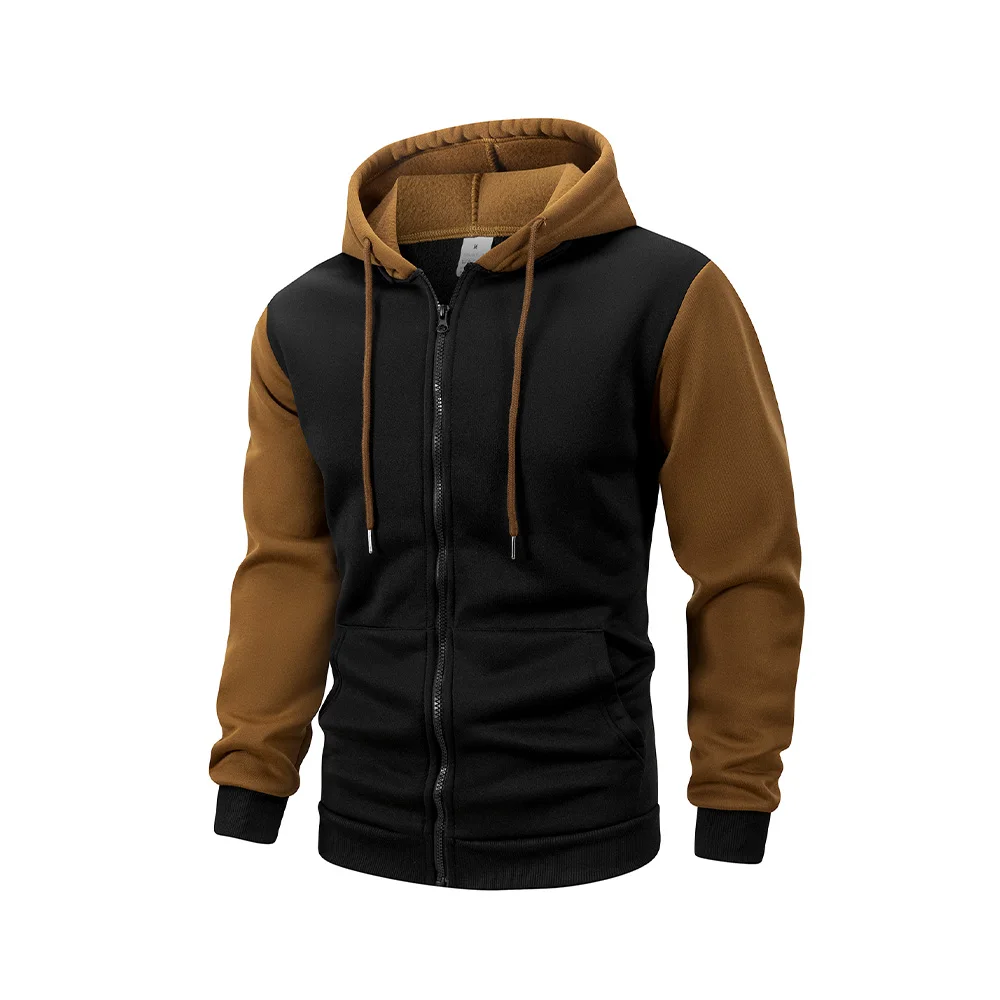 Autumn Men's Hoodies Jackets Long Sleeve Sweatshirt Oversized Hoodie Zip Up Jackets Male Hoodies Casual Jacket Sportswear