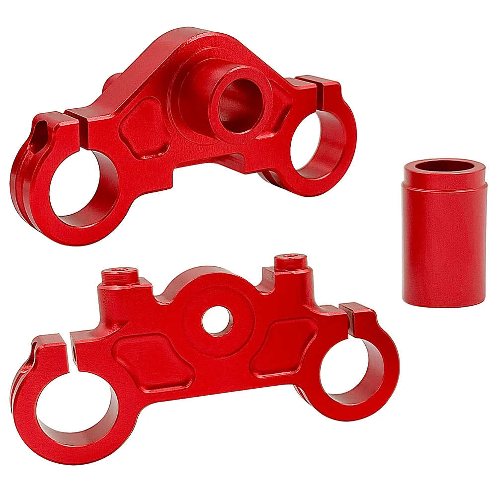 TRINOOD Set di triple morsetti in lega di alluminio 7075 per parti Promoto-MX per moto RC 1/4