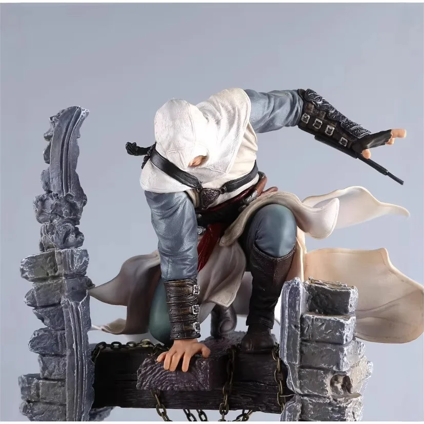 Assassin's Creed Cartoon Animation Action Figure da collezione - Altair Bell Tower Baike Connor Garage Kit Modello Periferia di gioco