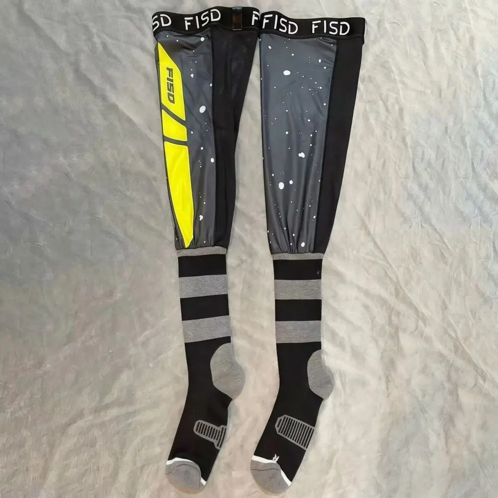 

Эластичные мотоциклетные наколенники, противоскользящие гольфы из ледяного шелка для мотокросса, компрессионные крутые узоры, мотоциклетные спортивные носки