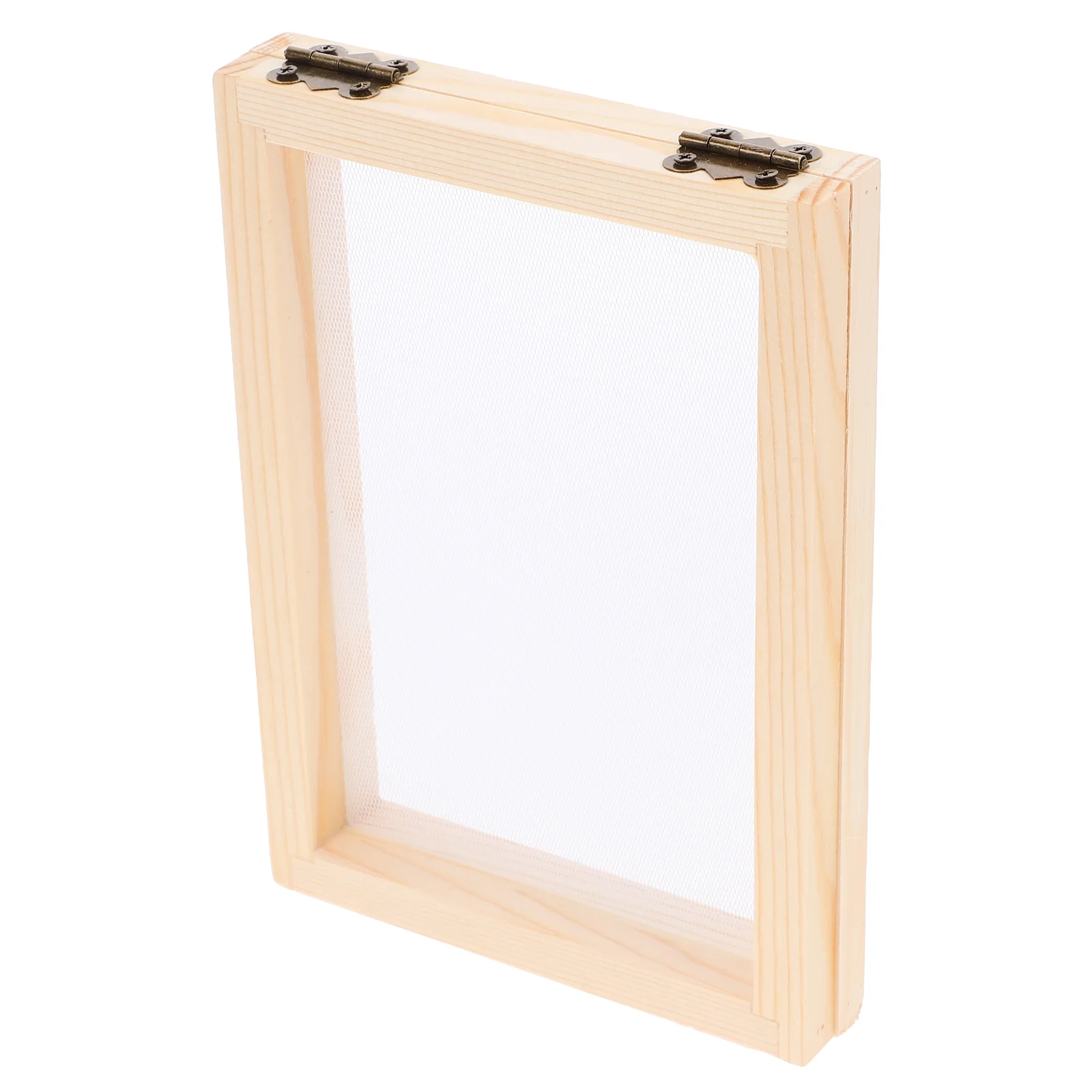 

Handmade Paper Making Tool Frame Material Package DIY Craft Tools Kit Light Brown Copper Office