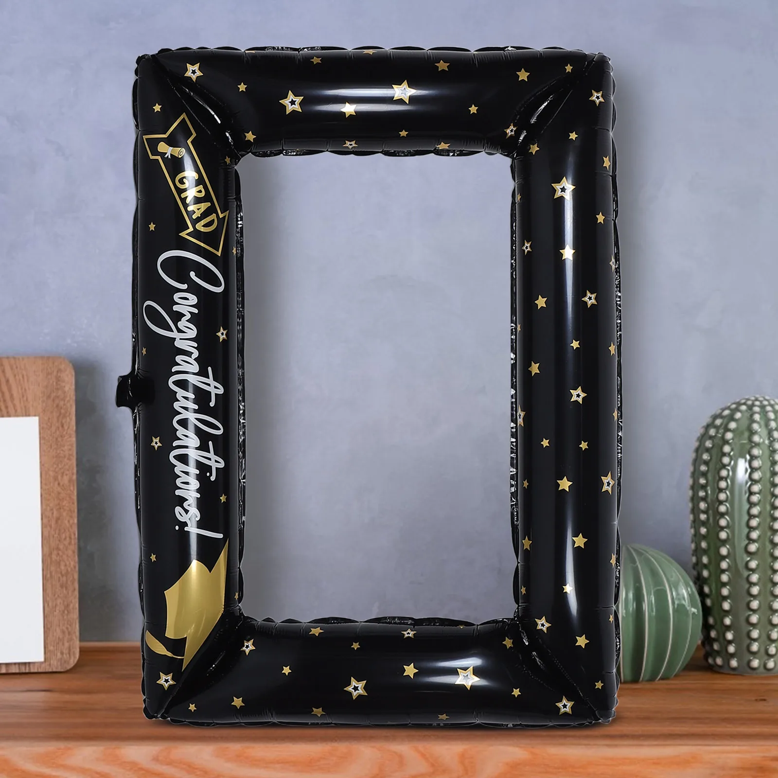 

Graduation Inflatable Photo Frame Selfie Props Lightweight Portable Party Decorations Kid Birthday Picture Frames Graduation