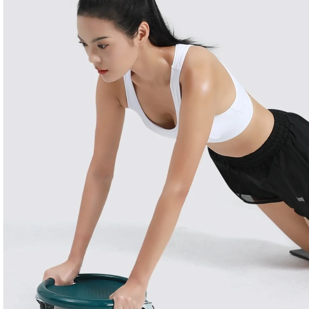 

New Multifunctional Ab Roller Wheel with Mat 360° Rotating Abdominal Wheel Board Safety Glide Home Fitness Abs Trainer