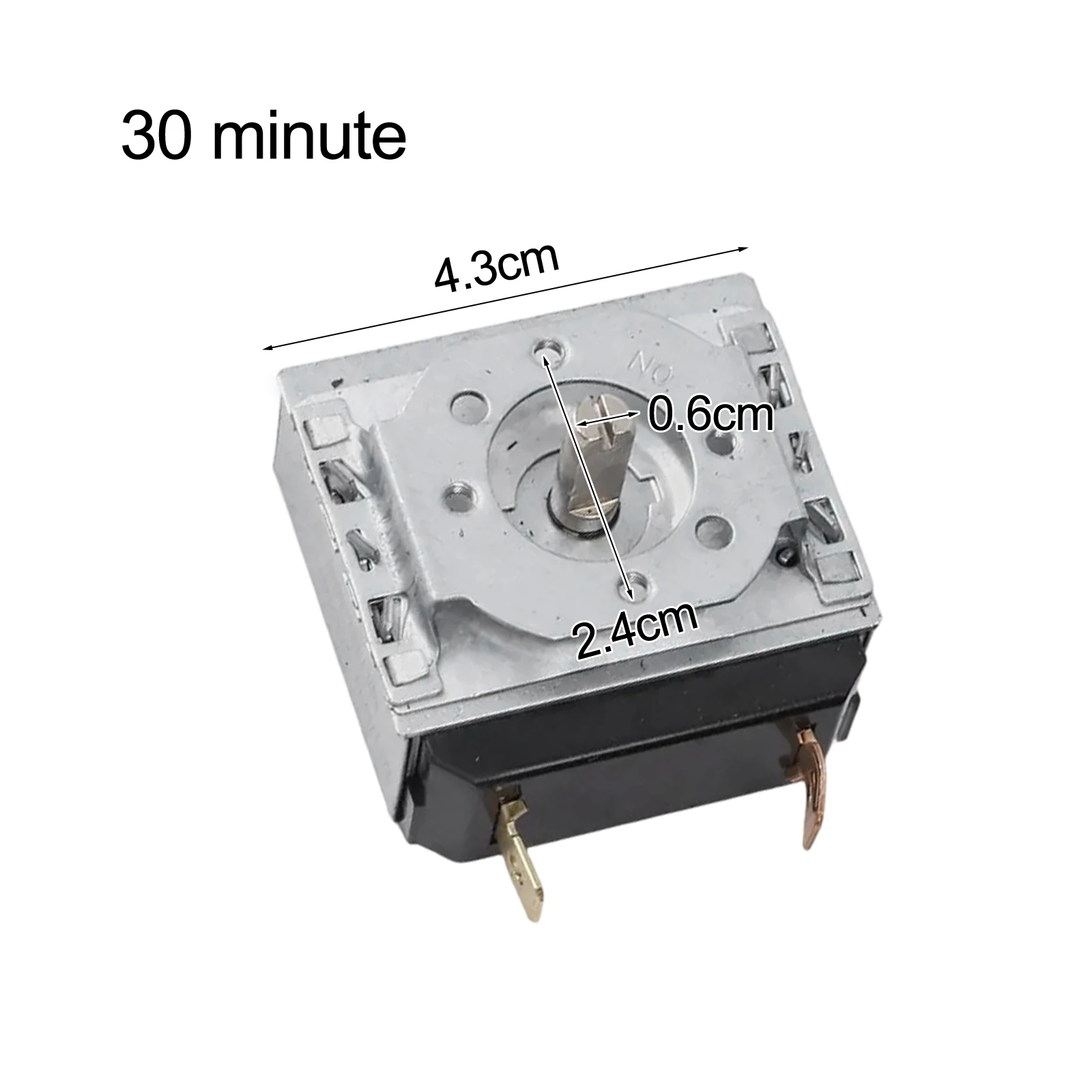 Kitchen Timer Switch for Appliances with 30/60/90/120min Settings Mechanical AC250V 16A with Bell Signal for Cooking
