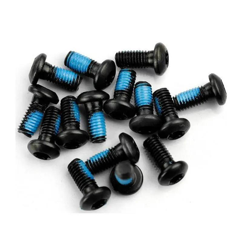 12pcs Stainless Steel T25 Cycle Bicycle Brake Disc Bolts Screw Bike Brake Rotor Bolts Mtb Cycling Screws Bicycle Accessories