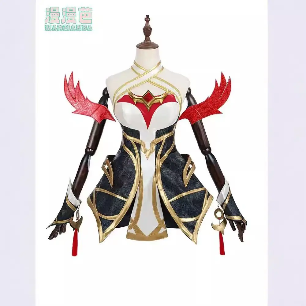 

CosplayAhri Cosplay Costume Game Immortalized Legend Women Dress Nine Tailed Fox Ahri Outfit Halloween Animes;3'c,5.y;8'v,
