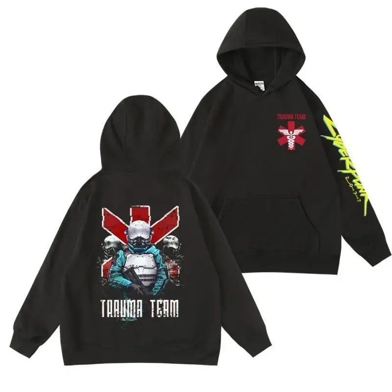 Cyberpunk 2077Cyberpunk Game Sailors Organization Gang Perimeter Winter Men and Women Hooded Sweater