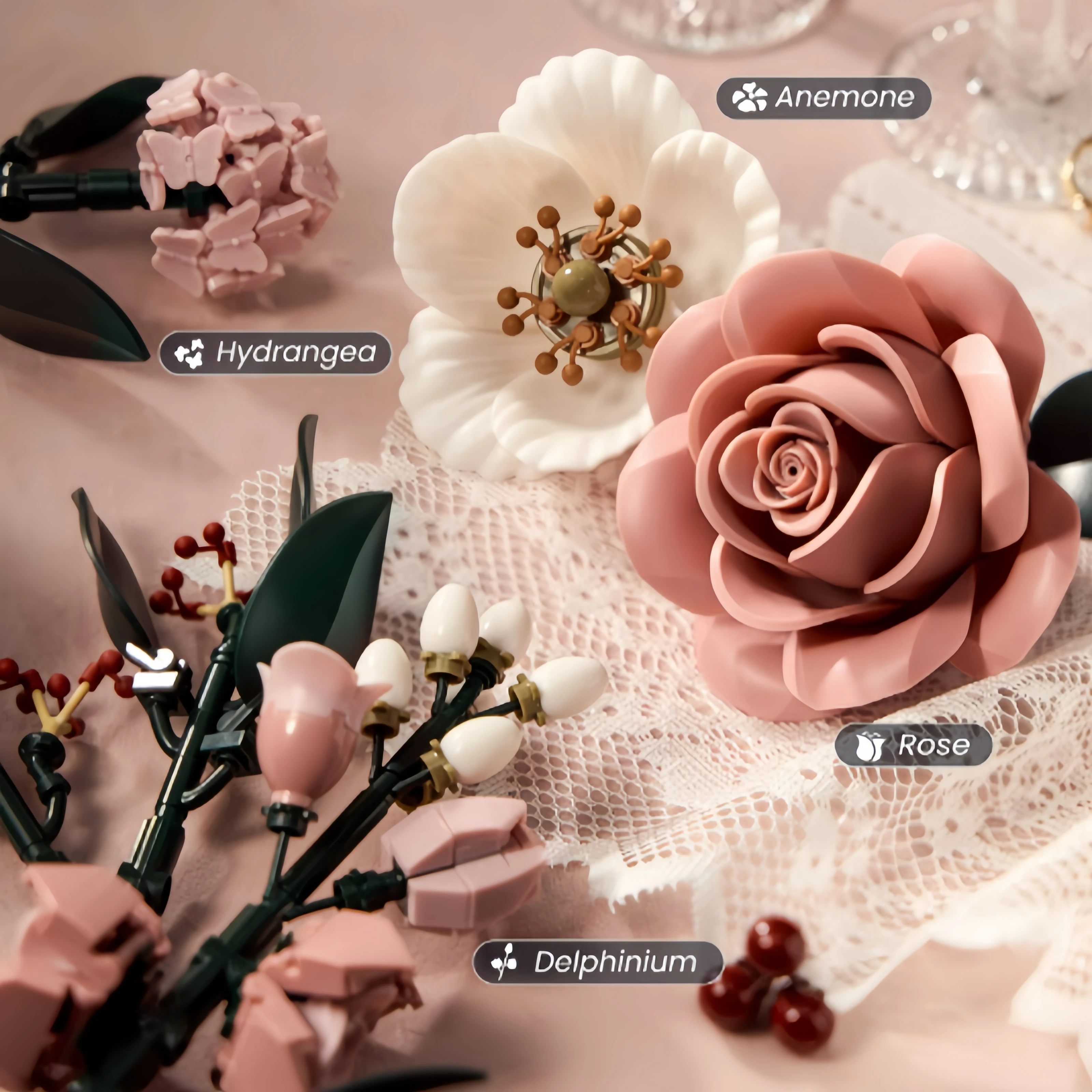 2026年新作 ピンクのバラの花束セット 人工花 植物 ホー - Office Technician のレビューと価格