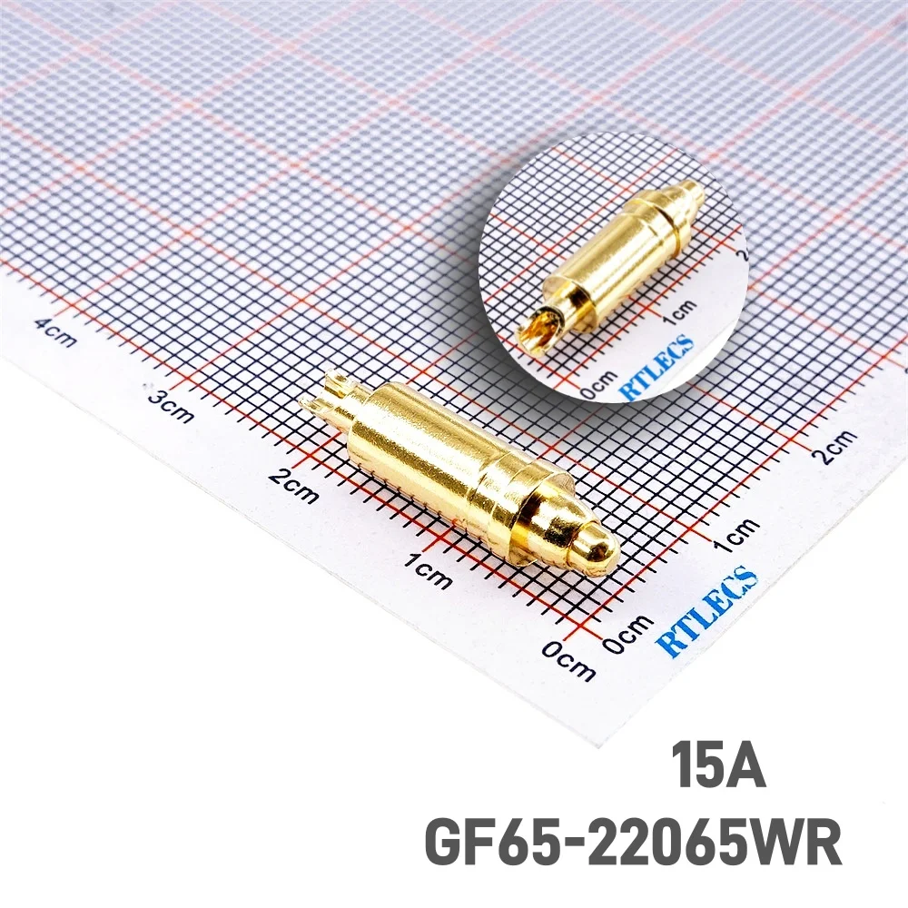 2/5/20 Pcs High Current Spring Loaded Pogo Pin Connector 4A 5A 10A 15A 25A Power Heavy Battery POGOPIN Header Charge