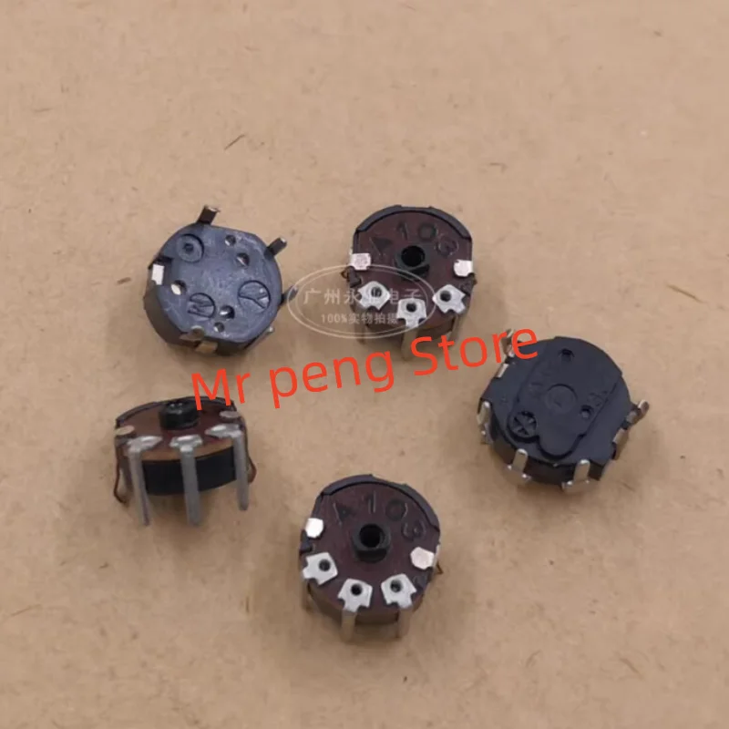 5pcs  for RK08H knob rear-mounted trimmer Potentiometer A10K Walkman volume adjustment Y8 Miniature A103