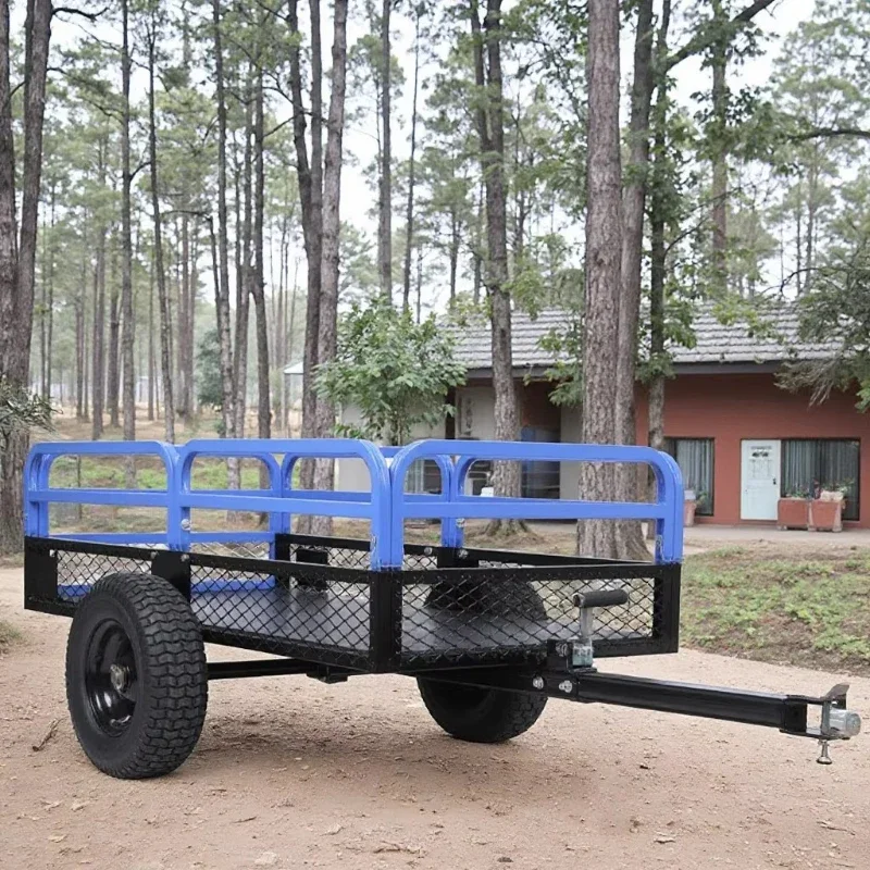 Multifunctional Off-Road Transport Metal Durable Rugged Motorcycle Truck Trailer Rear Trailer All Terrain Vehicle Timber Trailer