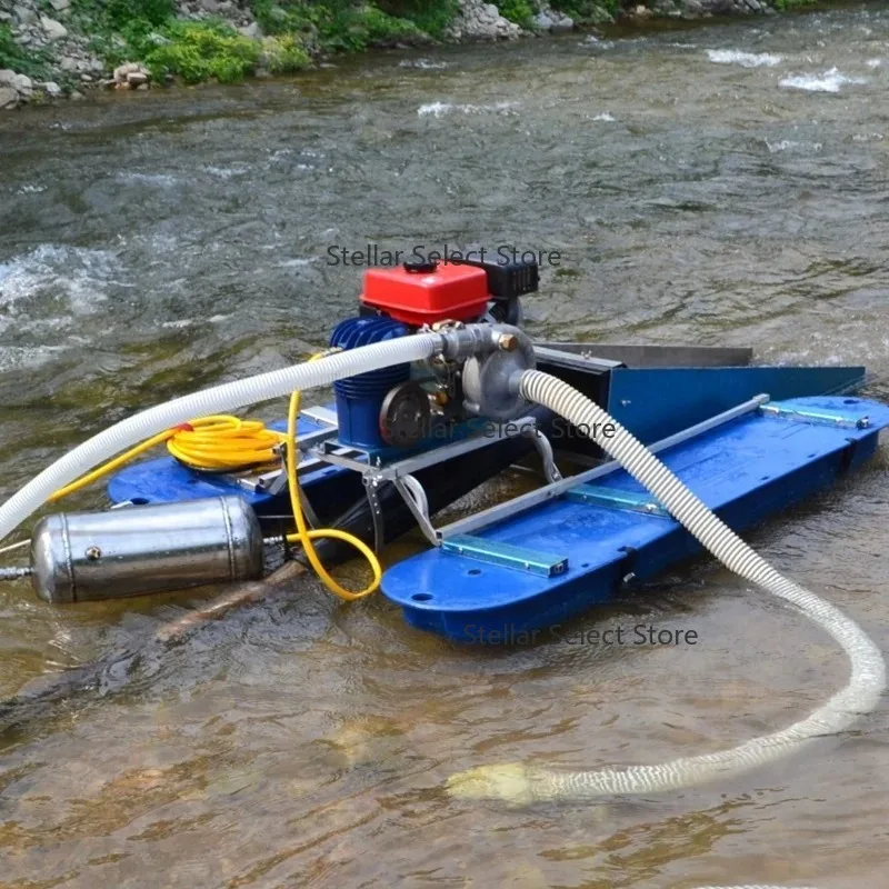 Sand Suction Dredge for Water and Air Pneumatic, Gravel Suction Pump, Iron Material, 2 Inches Diameter