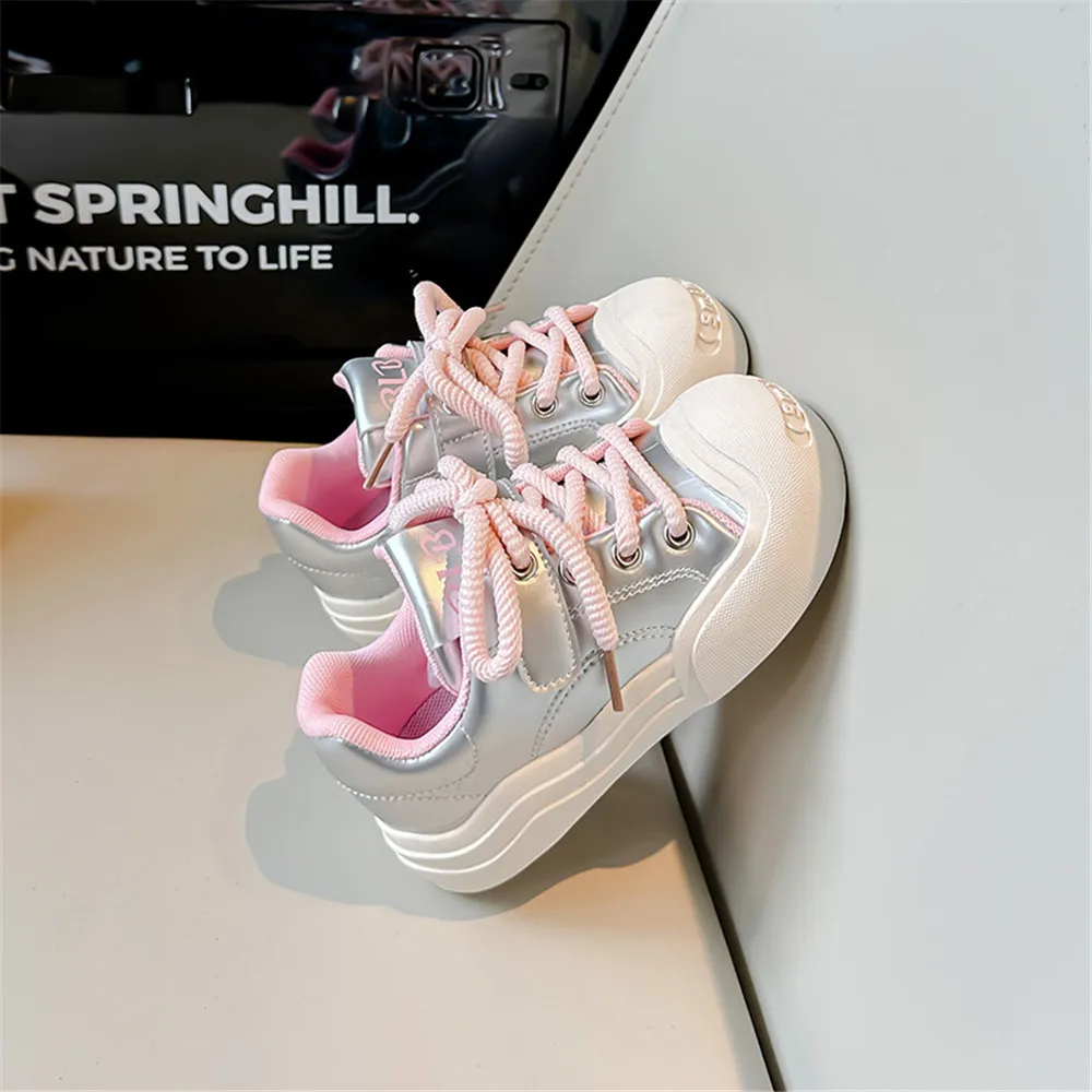 2024Spring Children Anti slip Wear-resistant Casual Shoes Girls Boys Kids Soft Sole Toddler Shoes Baby Breathable Sport Sneakers