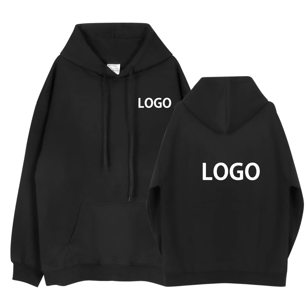 Personalized Hoodies Make Your Own Design Logo DIY Customized for Men Solid Color Winter and Autumn Casual Fashion Clothing TOP