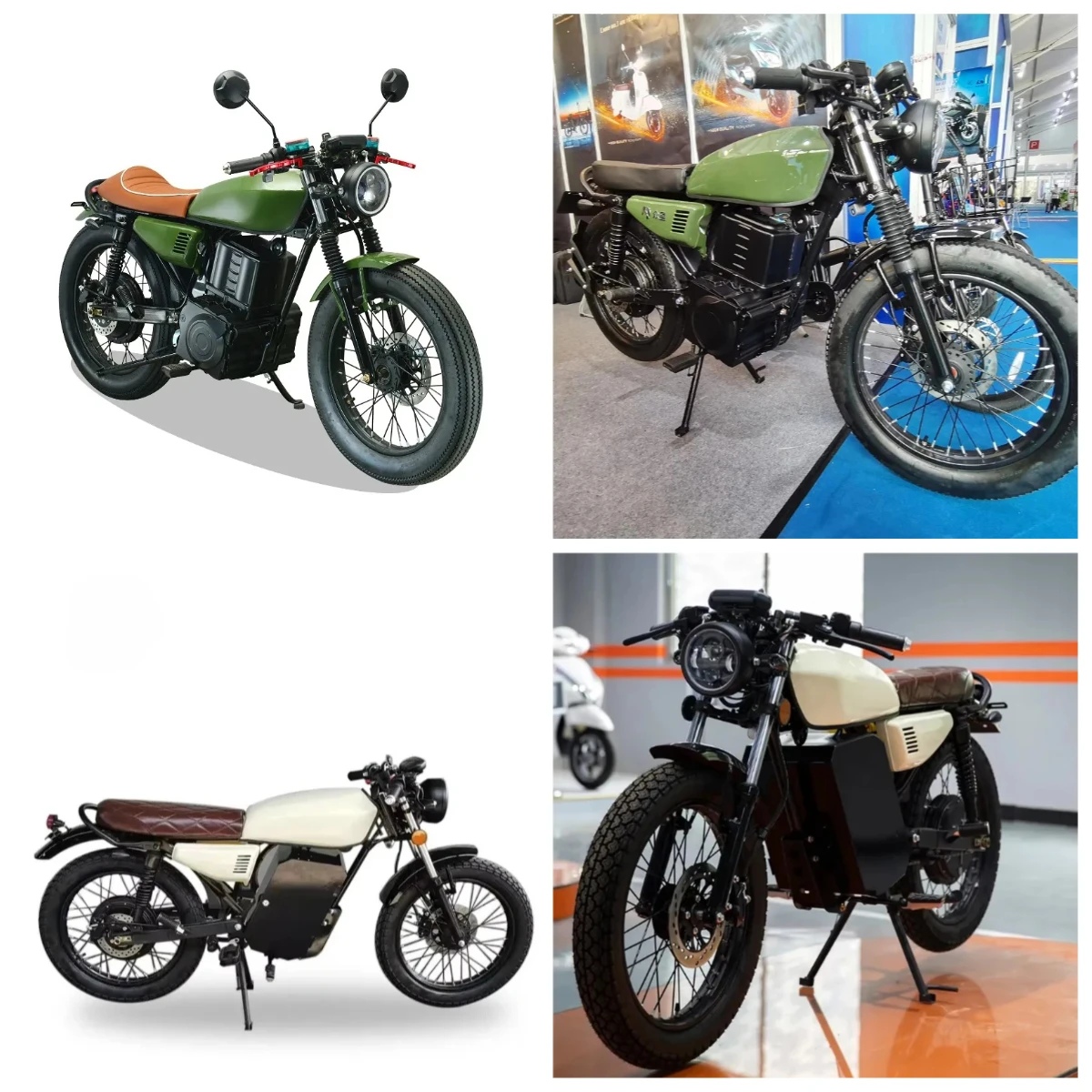 

2025 новейший электрический ретро-мотоцикл для гонок 2000 Вт с супермотором дальностью действия 100 км для взрослых