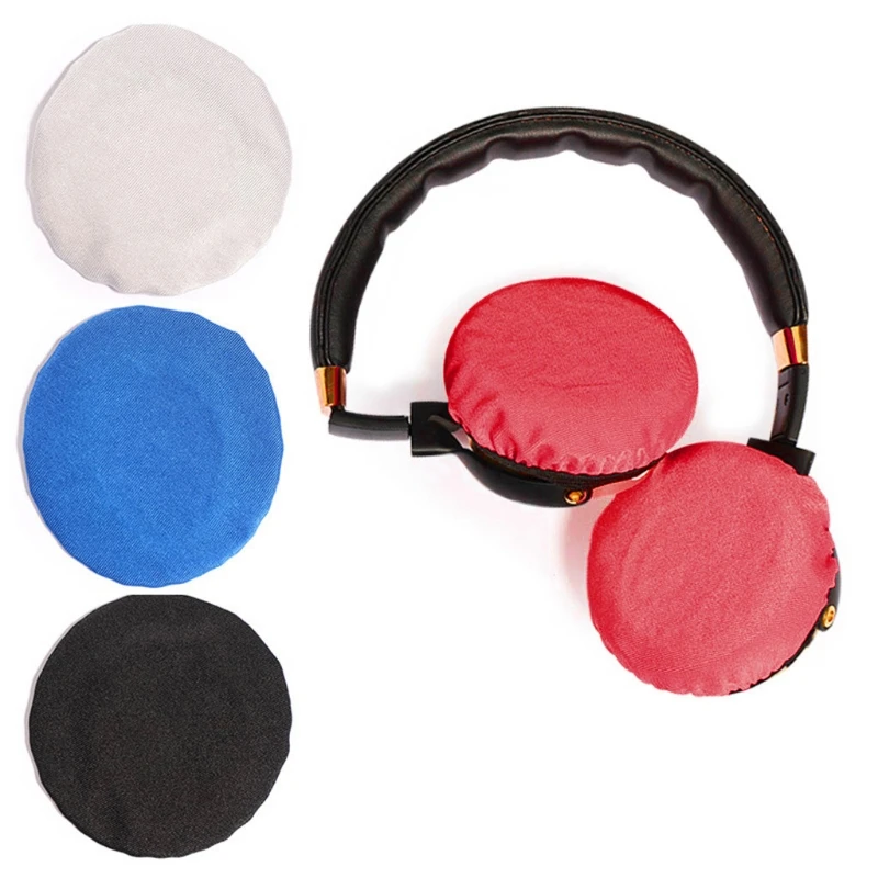 Non-Woven Disposable Earcup Protector Headphone Dustproof Cover for Most On-Ear Headphones within 6-9/9-11cm Earpads